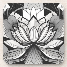 Porta-copo Conjunto de descanso Art Deco Lotus