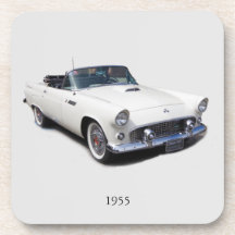 Conjunto de portas copos convertíveis brancas 1955