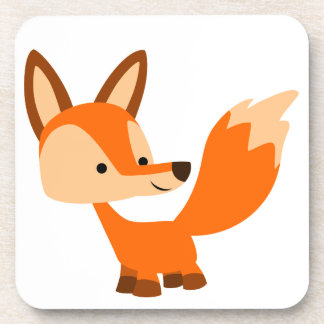 Porta-copo Conjunto de Portas copos de Fox de Cartoon Amigáve