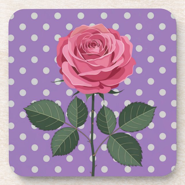Porta-copo Conjunto de Portas copos de Lavanda rosa rosa rosa (Frente)