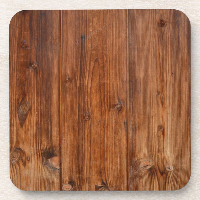 Porta-copo conjunto de portas copos de madeira escura (Frente)