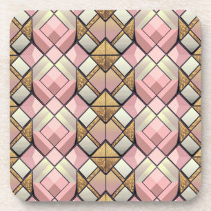 Porta-copo Conjunto de Portas copos de Padrão de Diamante Mod