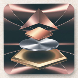 Porta-copo Conjunto de Portas copos de plástico geométrico Do