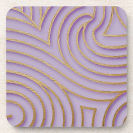 Porta-copo Conjunto de Portas copos Dourada da lavanda