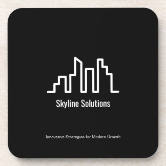 Porta-copo Conjunto de Portas copos preto Elegante para trás 