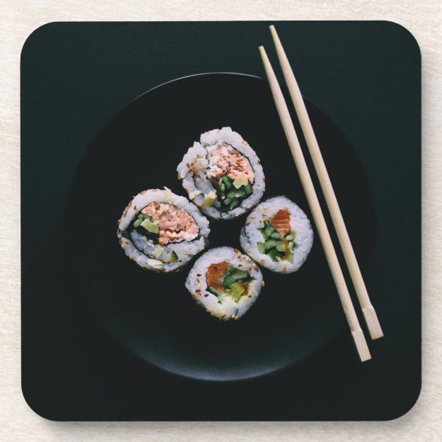 Porta-copo Conjunto de portas copos Sushi (Frente)