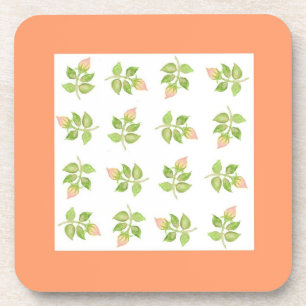 Porta-copo Conjunto de Portas copos Vintage Pink Rosebuds com