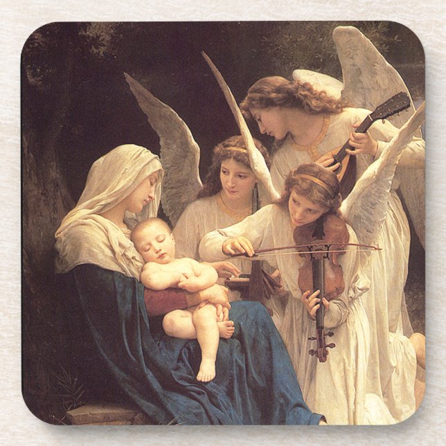 Porta-copo Conjunto de Serenadas de Ângels de 6 Portas copos  (Frente)