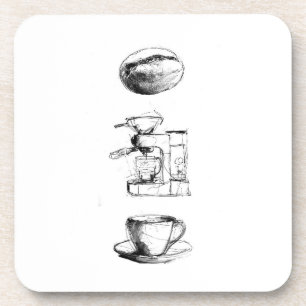 Porta-copo Conjunto de sobras de café