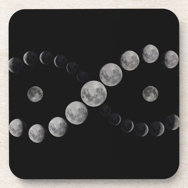 Porta-copo Conjuntos de portas copos de fase de lua infinita (Frente)