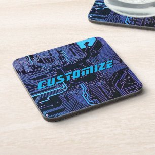Porta-copo Conselho de Circuito Eletrônico Azul PCB Blue - Ou
