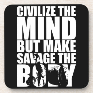 Porta-copo "Construção de corpo" Motivação