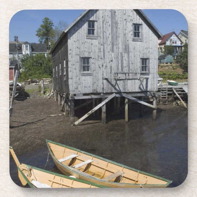 Porta-copo construtor de dories, Lunenburg, Nova Escócia, Can (Frente)
