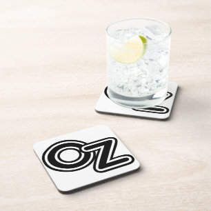 Porta-copo Conto de Fadas Vintage Preto e Branco do Mágico de