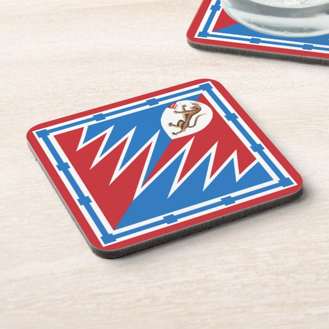 Porta-copo Contrada della Pantera (Pantera) Palio di Siena (Left Side)