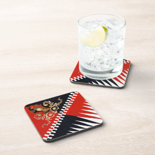 Porta-copo Contrada Priora della Civetta (Coruja) Palio di Si