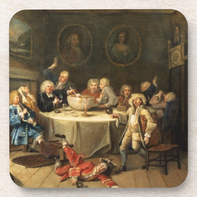 Porta-copo Conversação da meia-noite moderna (Frente)