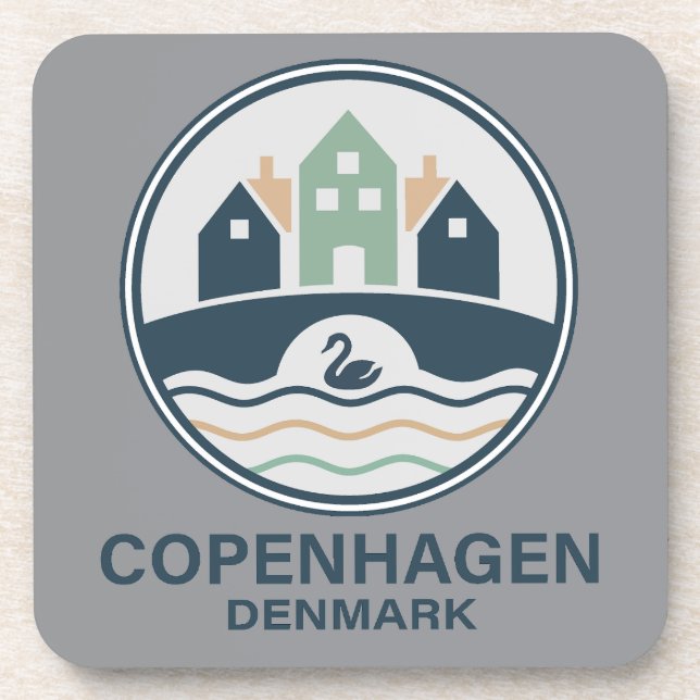 Porta-copo Copenhague Dinamarca Europa (Frente)