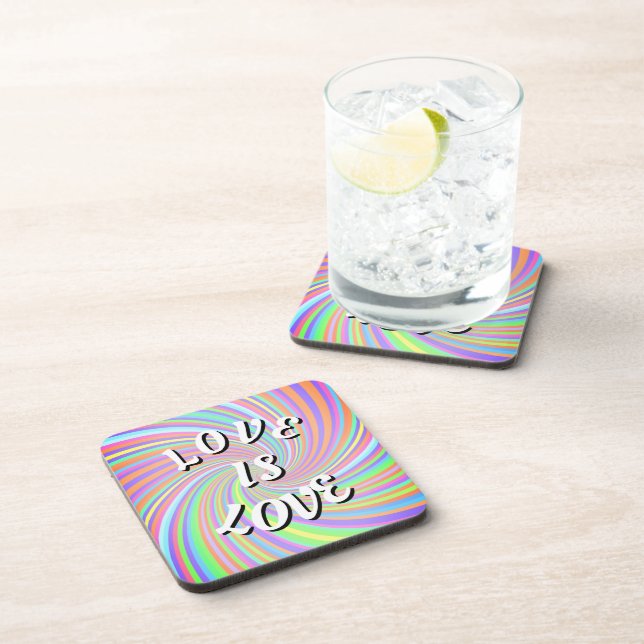 Porta-copo Copo de Bebida Orgulho Amor é Amor (Lado Direito)