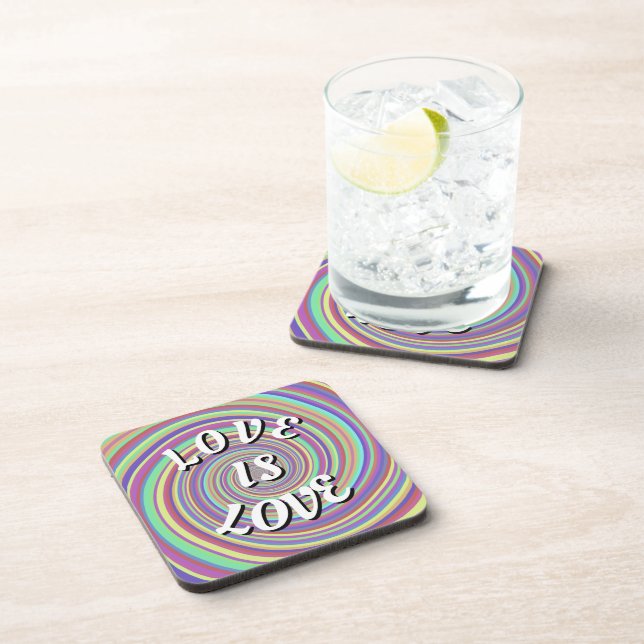 Porta-copo Copo de Bebida Orgulho Amor é Amor (Lado Direito)
