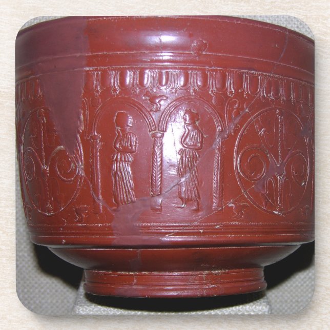 Porta-copo Copo de Dragondorff, de Graufesenque, c.150 BC (Frente)