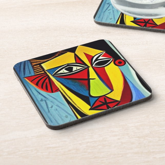 Porta-copo Copo para Bebida de Arte Abstrata (Left Side)