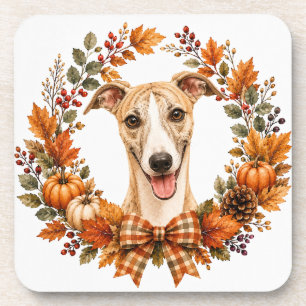 Porta-copo Copo para Wreath de Outono da Whippet