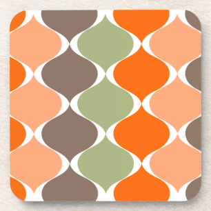 Porta-copo Cor de fundo diy ogee da PixDezines