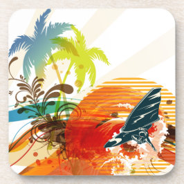 Porta-copo Cor de fundo DIY surfistas riptide PixDezines