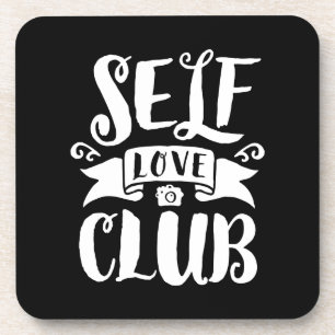 Porta-copo Cor de Fundo Personalizada do Self Love Club