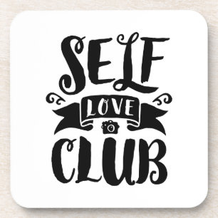 Porta-copo Cor de Fundo Personalizada do Self Love Club