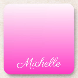 Porta-copo Cor-de-rosa quente mbre gradiente de dois tons per