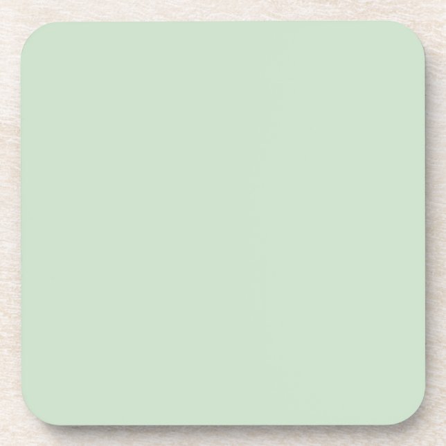 Porta-copo Cor Sólida Verde Do Pastel De Tonalidade SW 6736 (Frente)