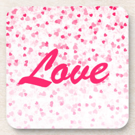 Porta-copo Corações e Amor do namorados