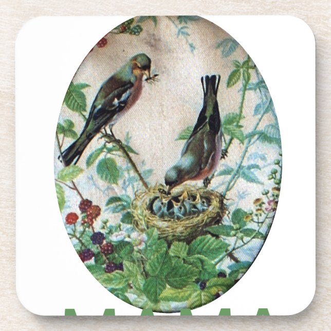 Porta-copo Corações Famintos: Mamãe tem Comida! Venha Para Ma (Frente)