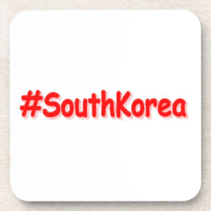 Porta-copo "#Coreia do Sul" Design. Comprar Agora