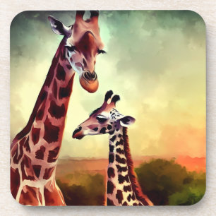 Porta-copo Cores De Água Da Mamãe E Do Bebê