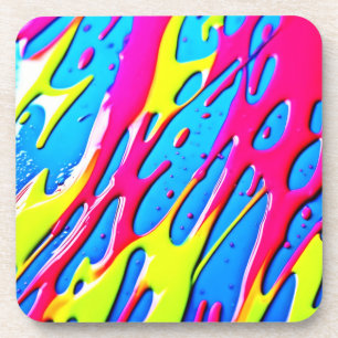 Porta-copo Cores de Fluidos: Uma Máxima Abstrato