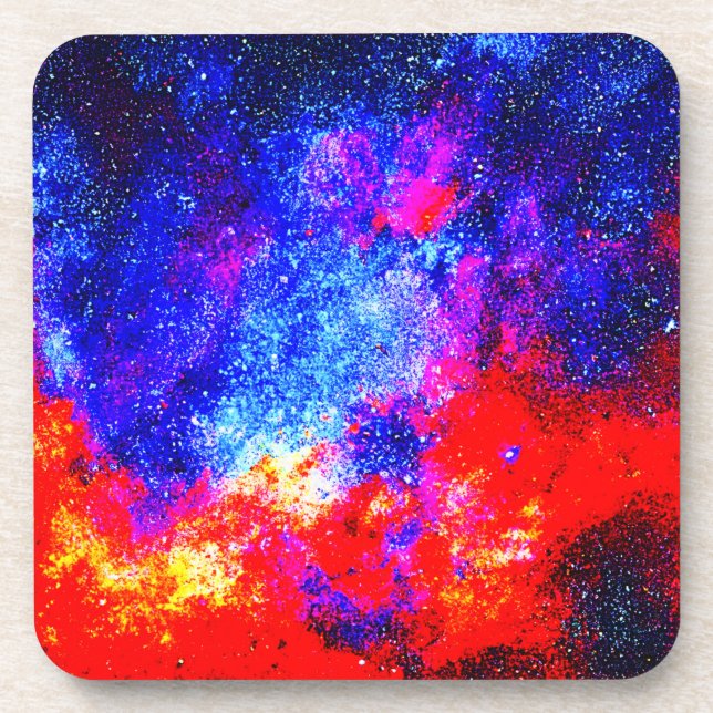 Porta-copo Cores Vibrantes de Nebulosas. Comprar Agora (Frente)
