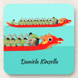 Porta-copo Corrida de Barcos Dragões