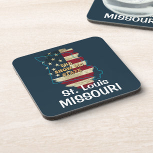 Porta-copo Costeira de Bebidas do Estado do Missouri Personal