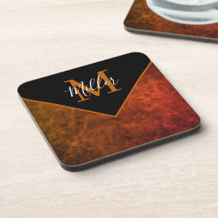 Porta-copo Couro cru personalizado personalizado 