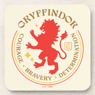 Porta-copo Crachá de Orgulho da Casa GRYFFINDOR™ Leão Vermelh