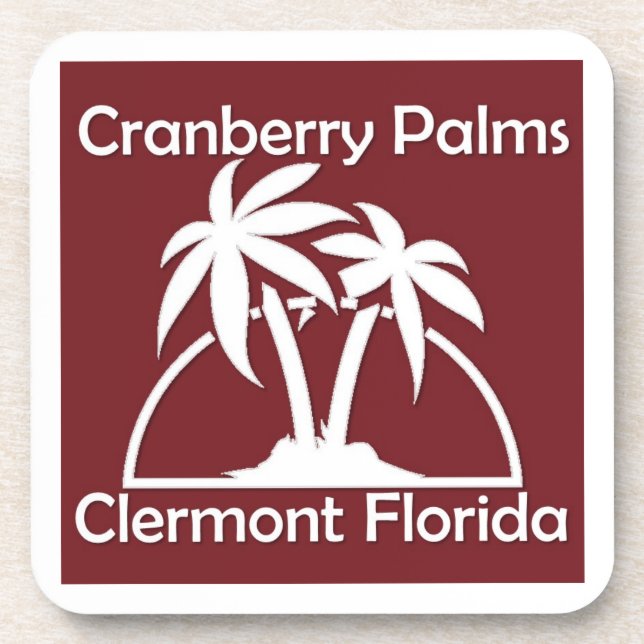 Porta-copo Cranberry Palms Coasters (Frente)