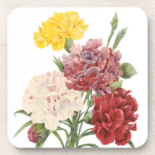Porta-copo Cravos Antigos Dianthus Flores de Jardim Redoute