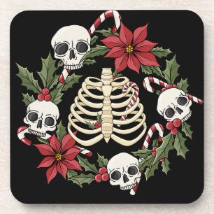 Porta-copo Creepmas Crânio e Ribcage