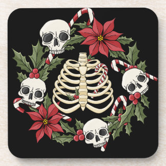 Porta-copo Creepmas Crânio e Ribcage