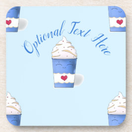 Porta-copo Creme Latte & Whipped (Azul)