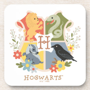 Porta-copo Crest HOGWARTS™ Magical Blooms