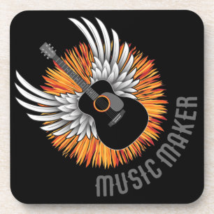 Porta-copo Criador de Música (tocador de guitarra)